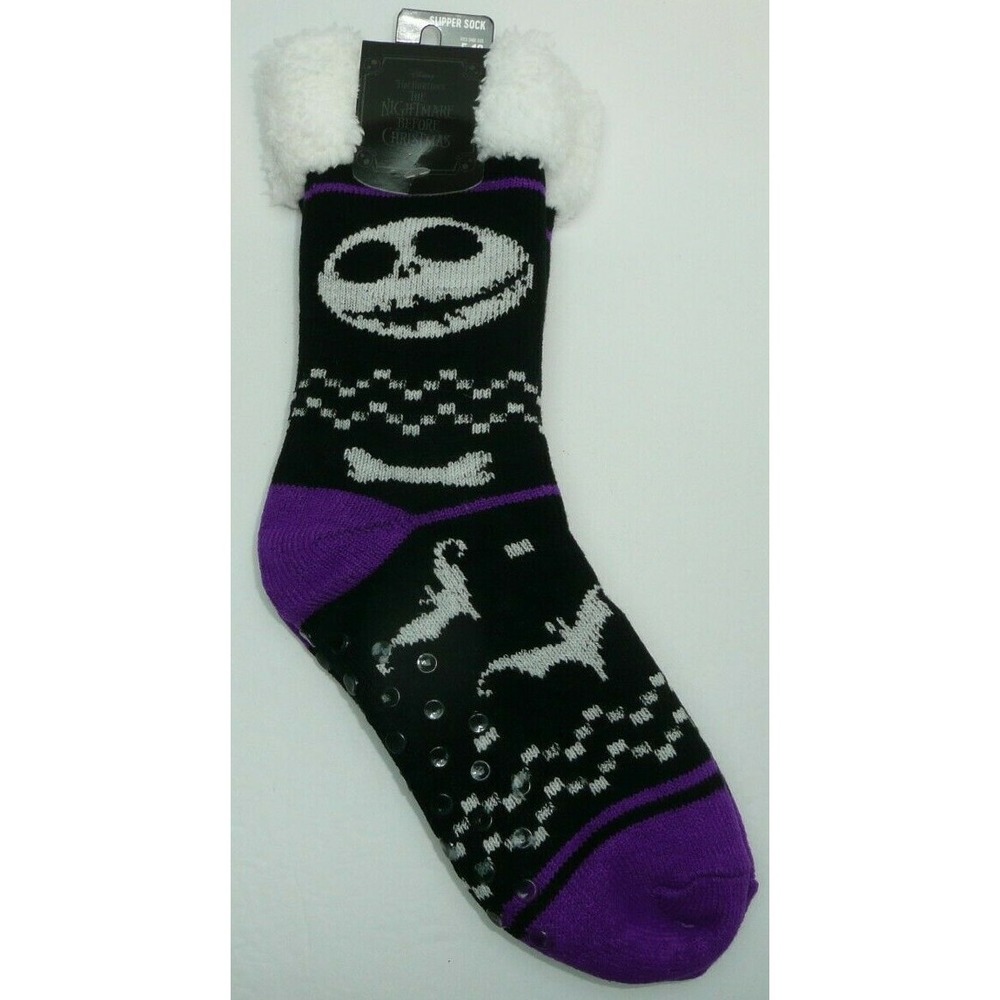 Nightmare Before Christmas Jack Cozy Socks Women's Fuzzy Winter Warm Halloween